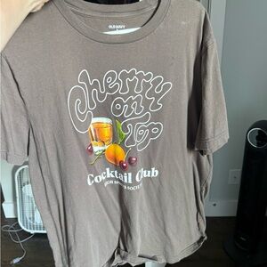 Old Navy Soft-Washed Brown Tee